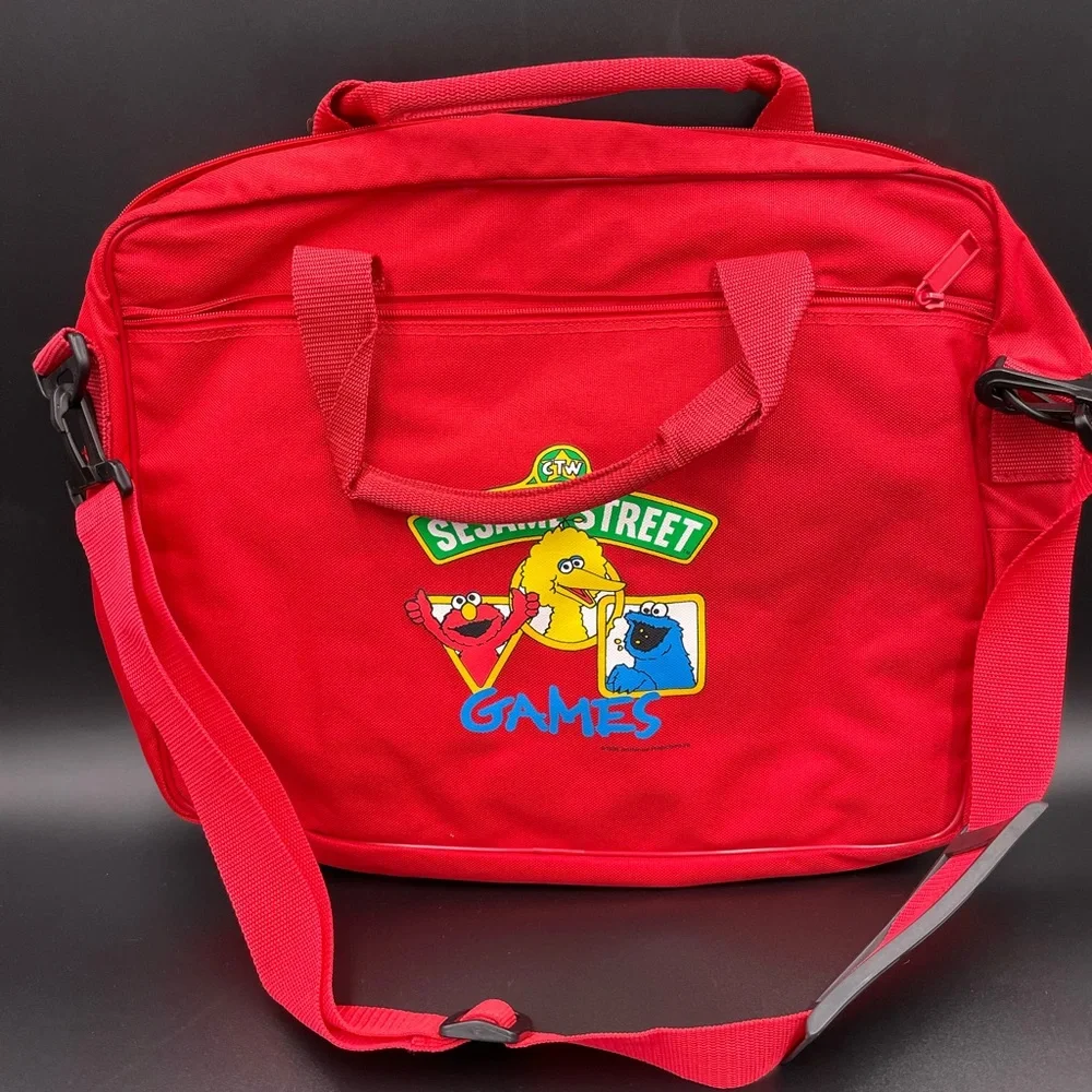 Sesame Street red 16 inch computer brief Case